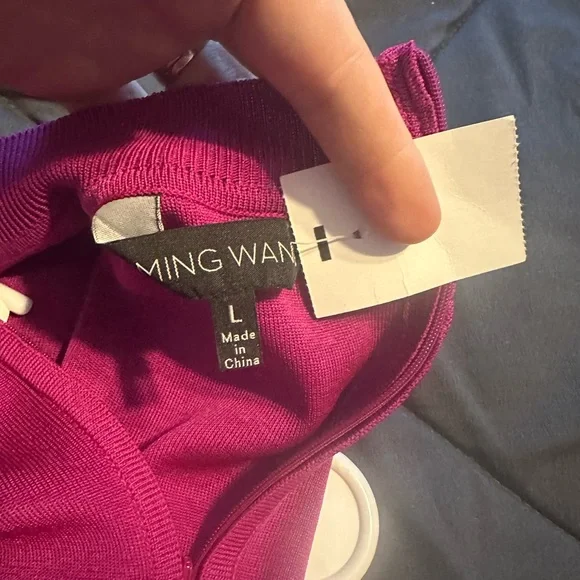 NWT Ming Wang Sleeveless Mockneck Top - Picture 5 of 6